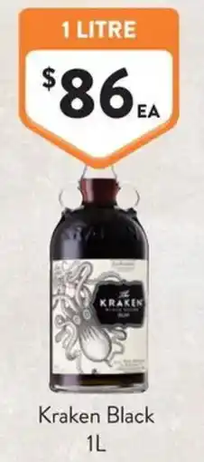 Foodworks Kraken Black offer