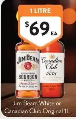 Foodworks Canadian Club Original offer