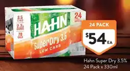 Foodworks Hahn Super Dry 3.5% offer