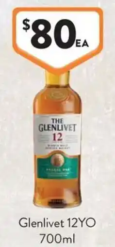 Foodworks Glenlivet 12YO offer