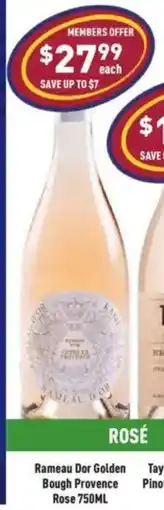 Liquor Legends Rameau Dor Golden Bough Provence Rose offer