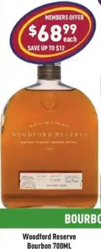 Liquor Legends Woodford Reserve Bourbon offer