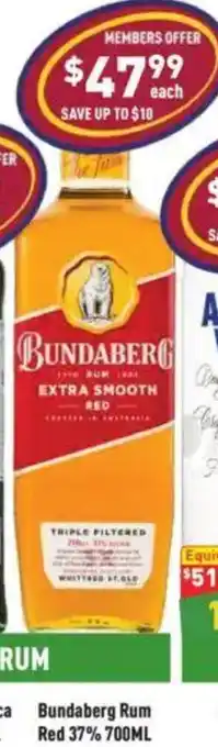 Bundaberg Rum Red 37%