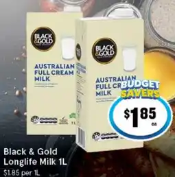IGA Black & Gold Longlife Milk offer