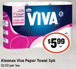 IGA Kleenex Viva Paper Towel offer