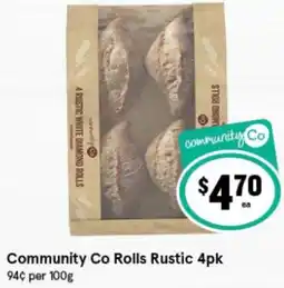 IGA Community Co Rolls Rustic offer