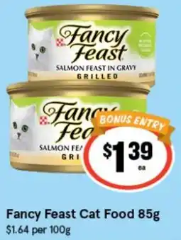 IGA Fancy Feast Cat Food offer