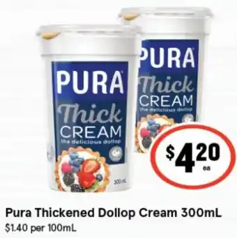 IGA Pura Thickened Dollop Cream offer
