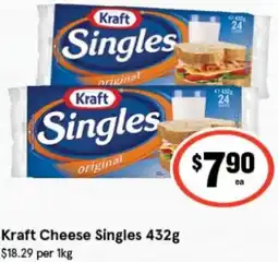IGA Kraft Cheese Singles offer