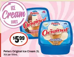 IGA Peters Original Ice Cream offer