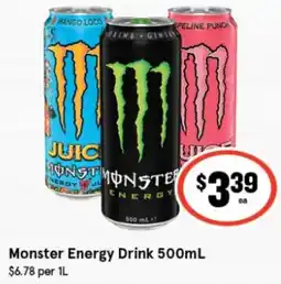 IGA Monster Energy Drink offer