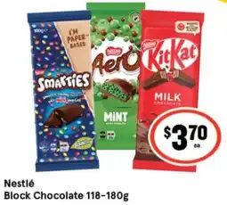 IGA Nestlé Block Chocolate offer