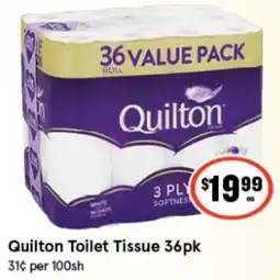 IGA Quilton Toilet Tissue offer