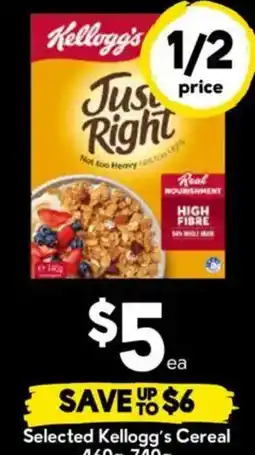 Drakes Selected Kellogg's Cereal offer