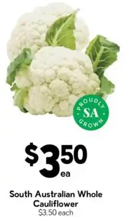 Drakes South Australian Whole Cauliflower offer