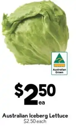 Drakes Australian Iceberg Lettuce offer