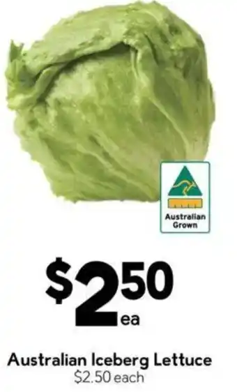 Drakes Australian Iceberg Lettuce offer