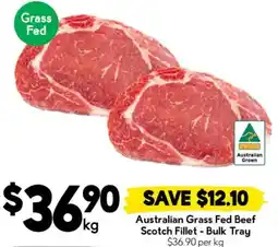 Drakes Australian Grass Fed Beef Scotch Fillet offer