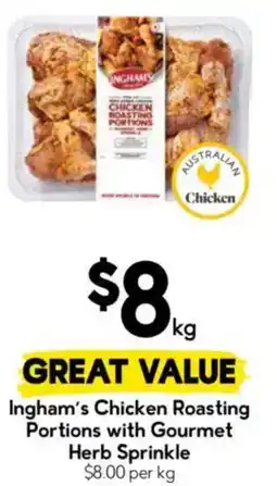 Drakes Ingham's Chicken Roasting Portions with Gourmet Herb Sprinkle offer