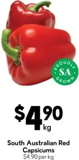 Drakes South Australian Red Capsicums offer