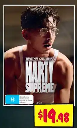 JB Hi-Fi Timothée chalamet marty supreme offer