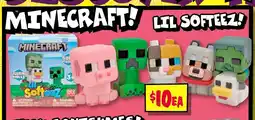 JB Hi-Fi Minecraft lil softeez offer