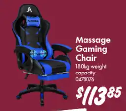 Bunnings Massage Gaming Chair offer