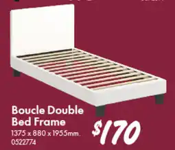 Bunnings Boucle Double Bed Frame offer