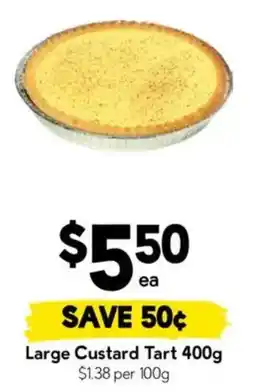 Drakes Large Custard Tart offer