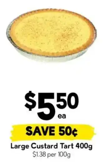Drakes Large Custard Tart offer