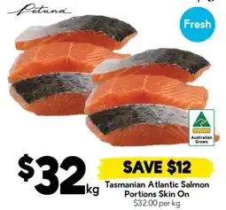 Drakes Tasmanian Atlantic Salmon Portions Skin On offer