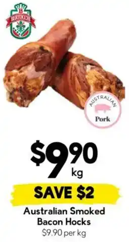 Drakes Australian Smoked Bacon Hocks offer