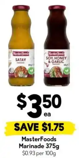 Drakes MasterFoods Marinade offer