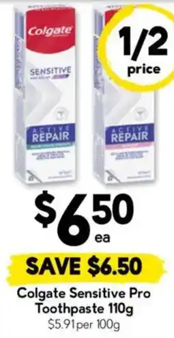 Drakes Colgate Sensitive Pro Toothpaste offer