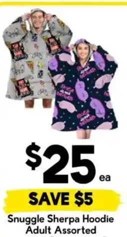 Drakes Snuggle Sherpa Hoodie Adult Assorted offer