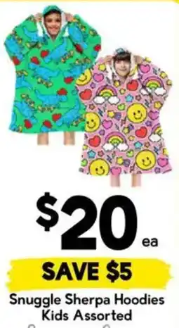 Drakes Snuggle Sherpa Hoodies Kids Assorted offer