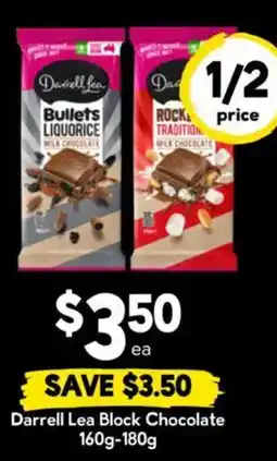 Drakes Darrell Lea Block Chocolate offer