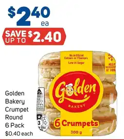 Foodland Golden Bakery Crumpet Round offer
