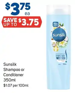 Foodland Sunsilk Shampoo or Conditioner offer