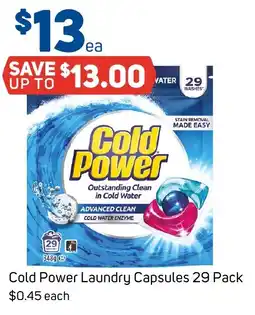 Foodland Cold Power Laundry Capsules offer