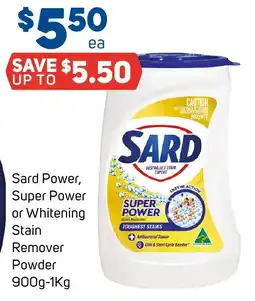 Foodland Sard Power Super Power or Whitening Stain Remover Powder offer