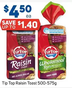 Foodland Tip Top Raisin Toast offer