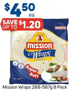 Foodland Mission Wraps offer