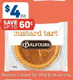 Foodland Balfours Custard Tart offer