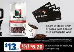 Foodland Brasilia Coffee Beans offer