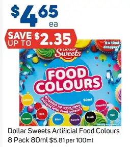 Foodland Dollar Sweets Artificial Food Colours offer