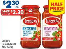 Foodland Leggos Pasta Sauces offer
