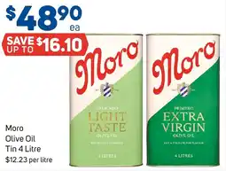 Foodland Moro Olive Oil Tin offer