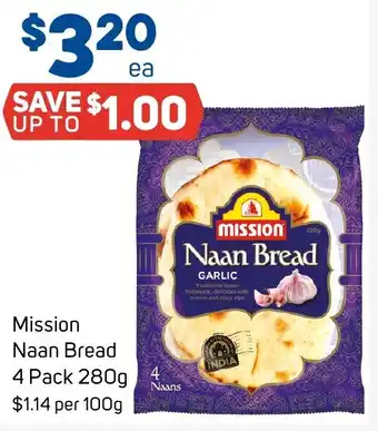 Foodland Mission Naan Bread offer