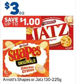 Foodland Arnotts Shapes or Jatz offer